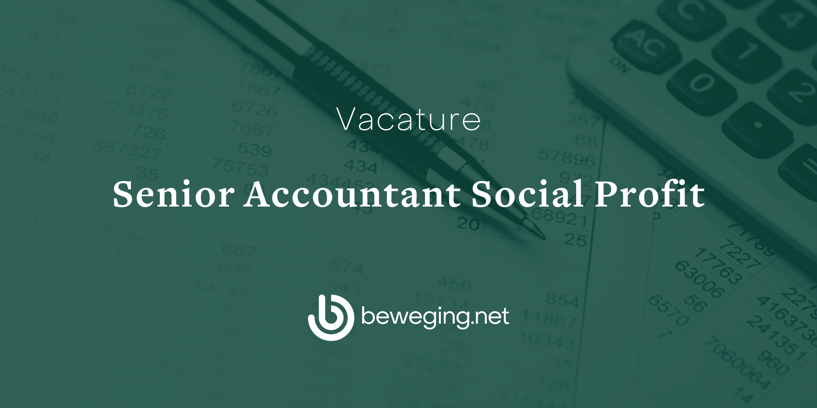 Vacature senior accountant social profit