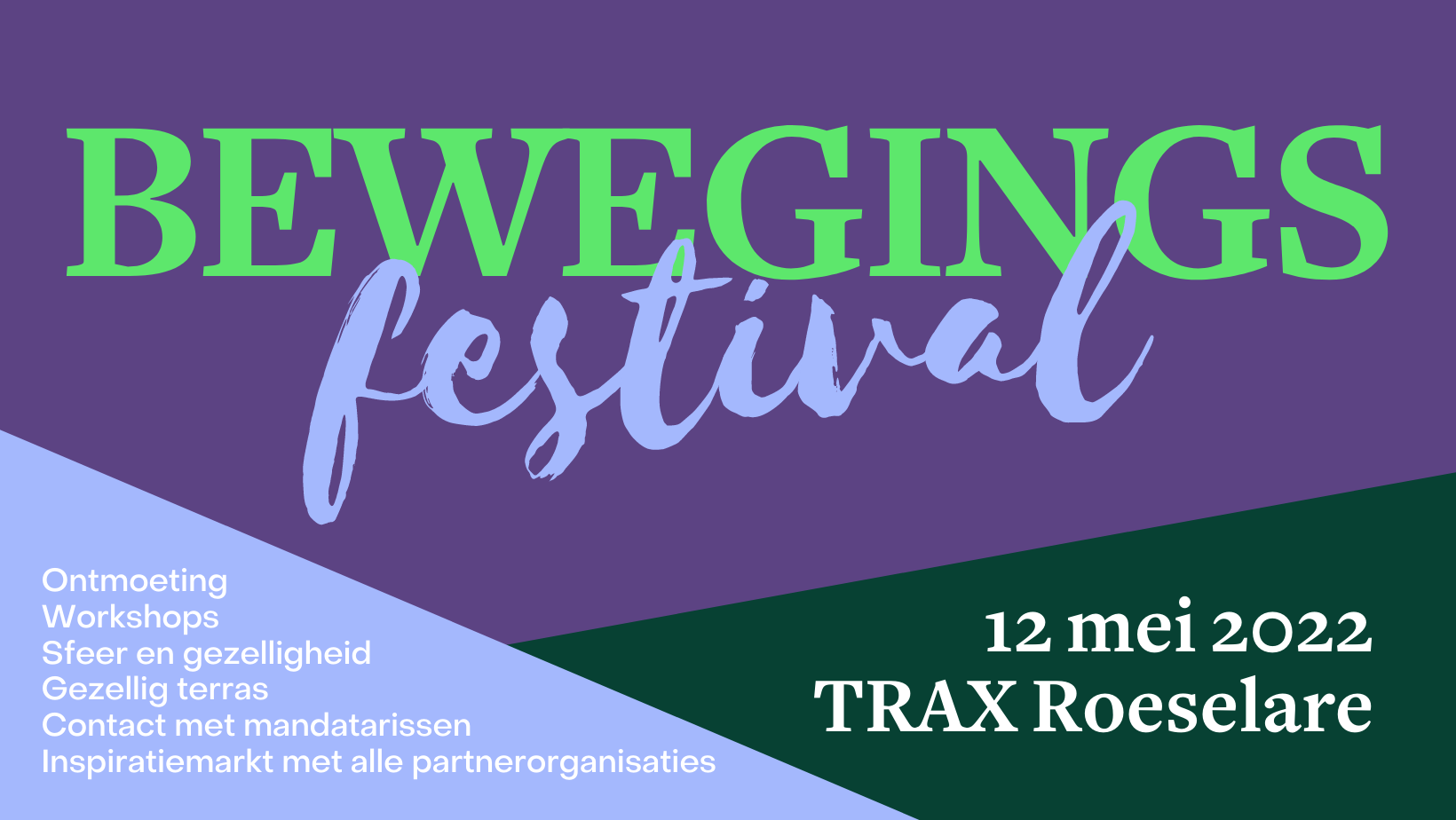 Bewegingsfestival 12 mei 2022 – TRAX Roeselare