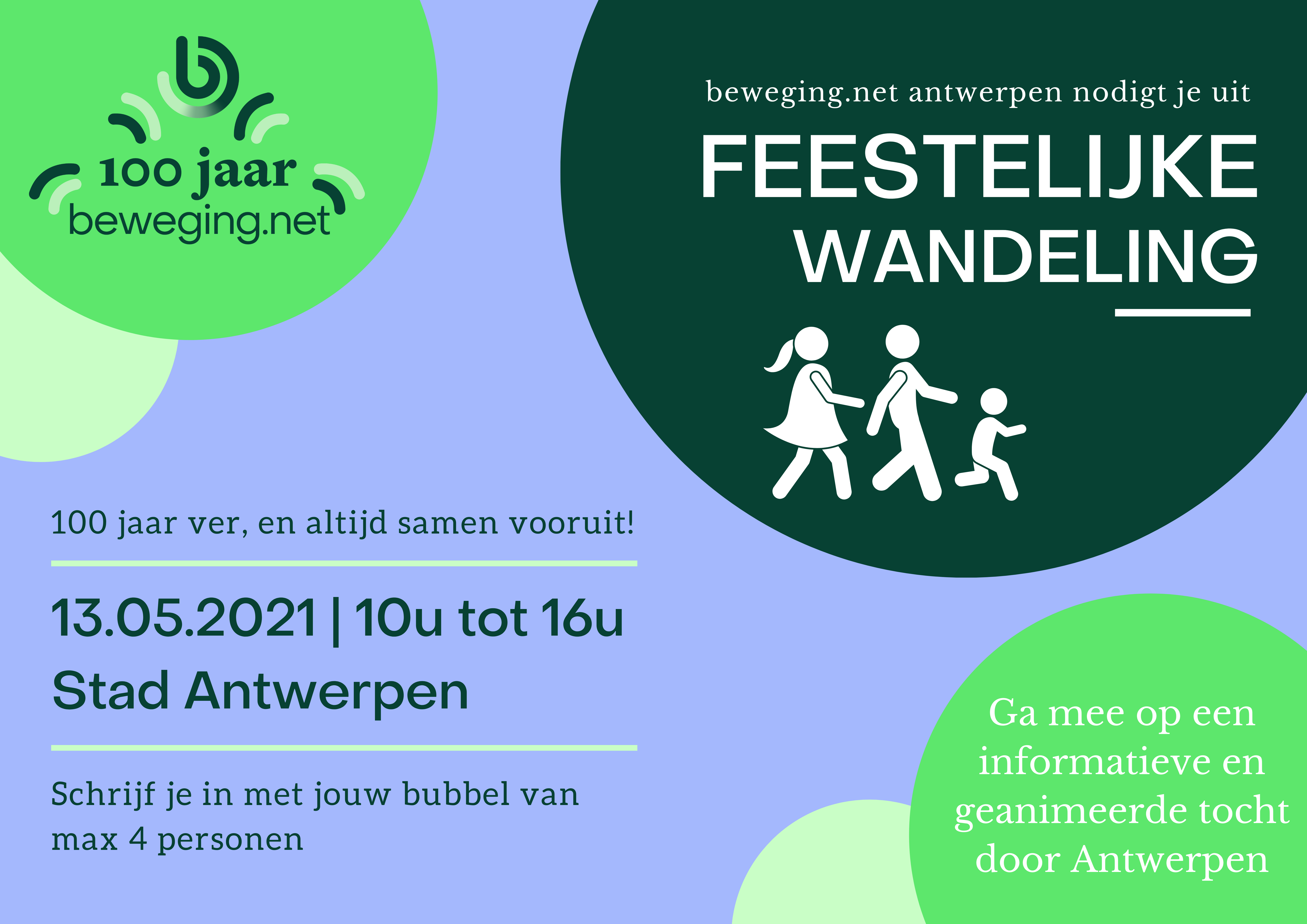VOLZET: 100 jaar beweging.net: ga mee op een informatieve en geanimeerde tocht door Antwerpen
