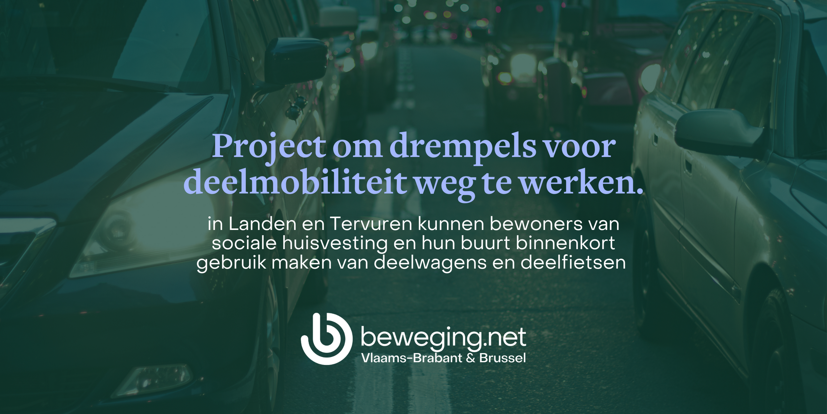 Bewoners sociale huisvesting en de buurt delen vervoer in project van beweging.net