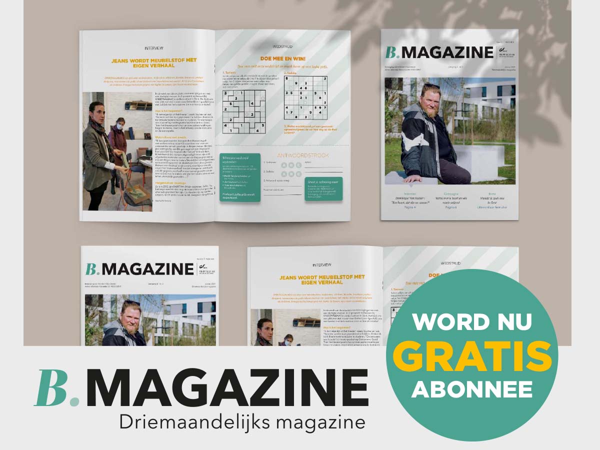 Abonneer je gratis op B.magazine