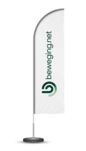 outdoor feather flag mock up Beweging