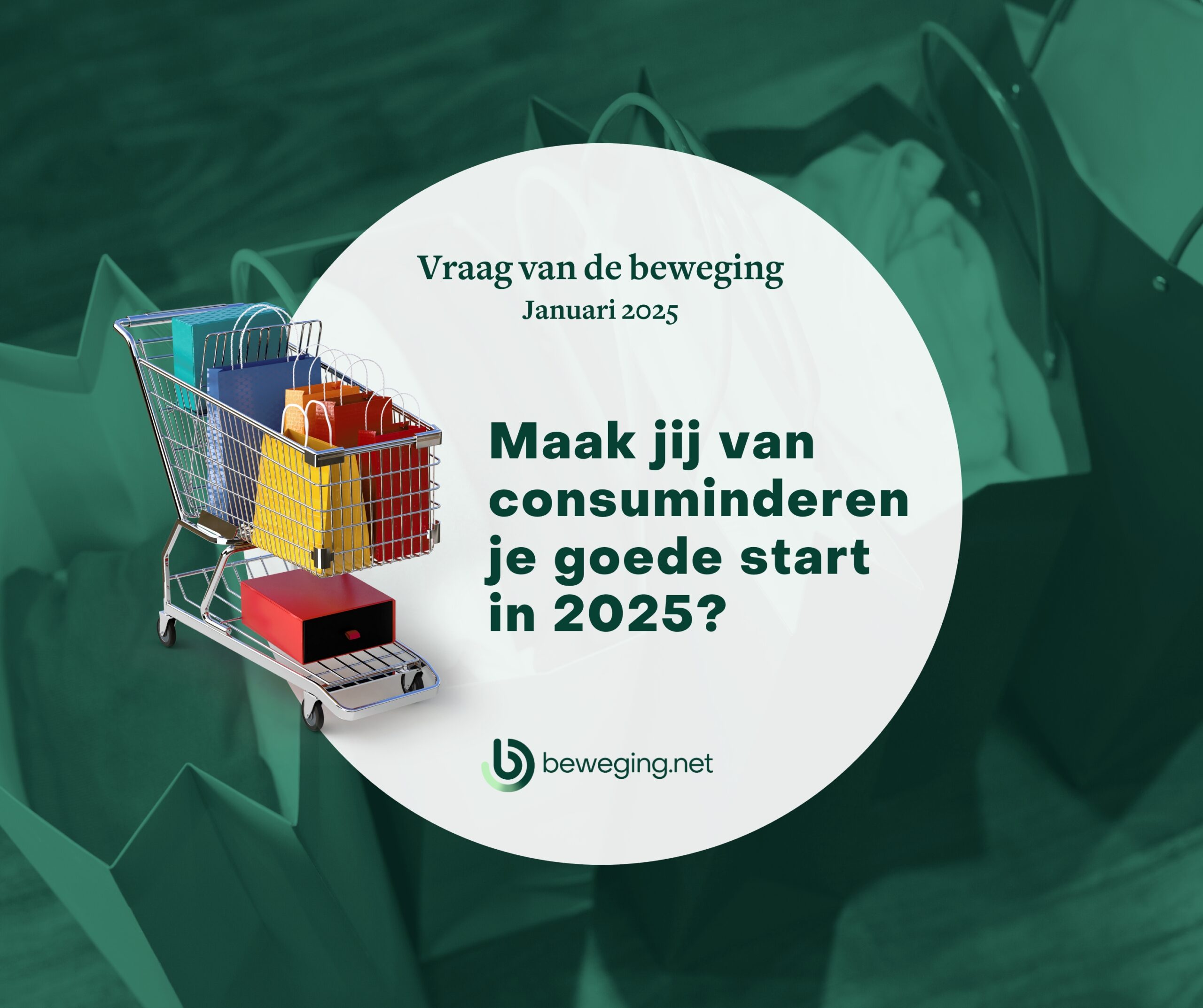 Vraag van de beweging (Januari) – Maak jij van consuminderen je goede start in 2025?