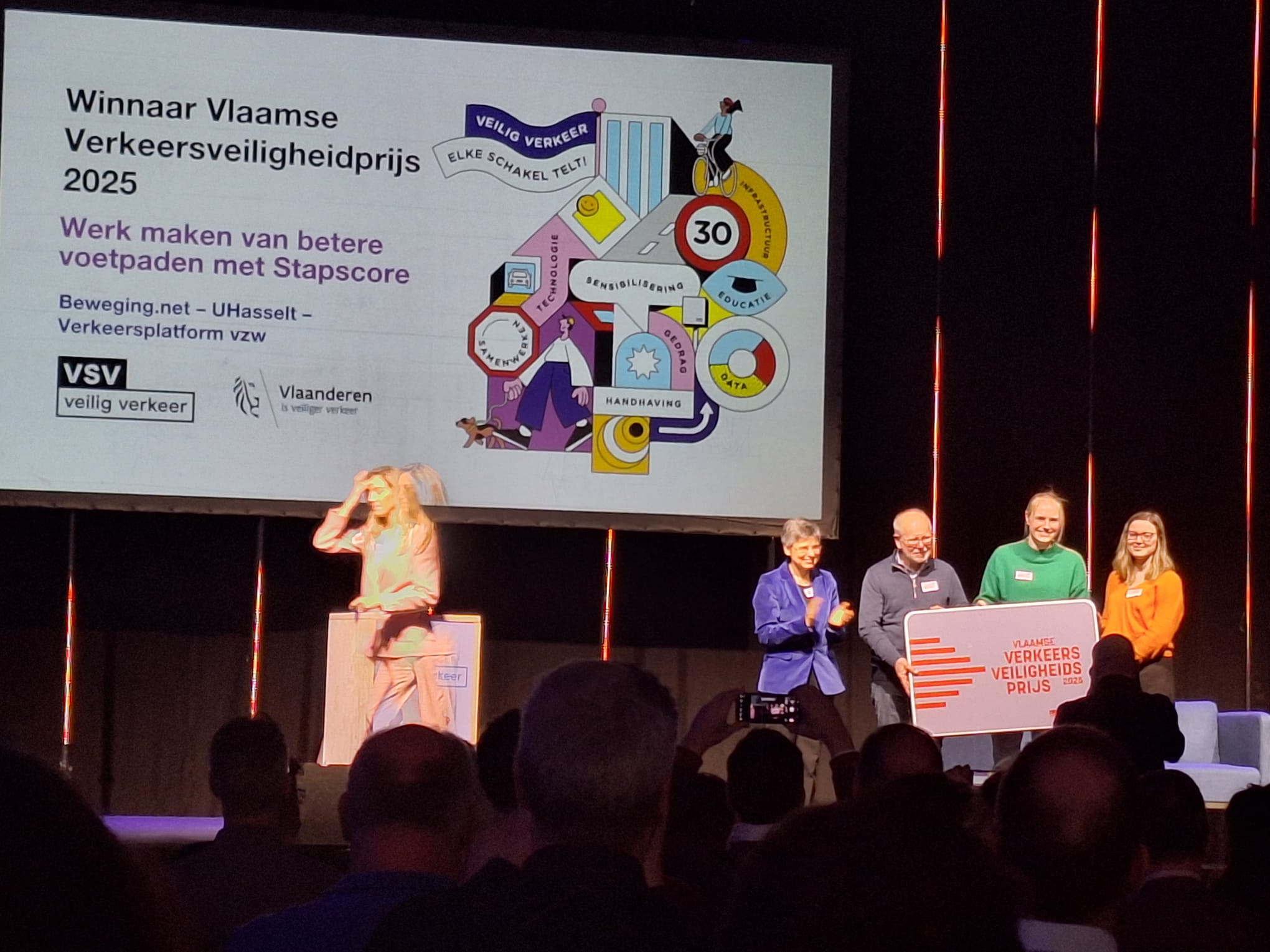 Stapscore wint de Vlaamse Verkeersveiligheidsprijs 2025