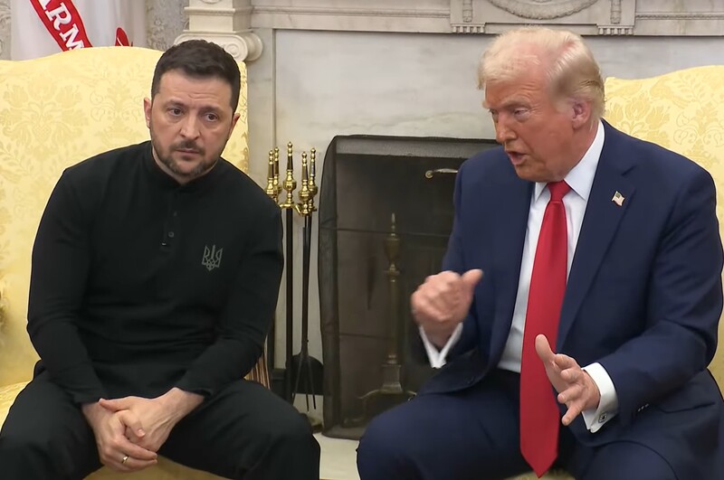 trump loses self control during meeting with zelensky 28.02.2025