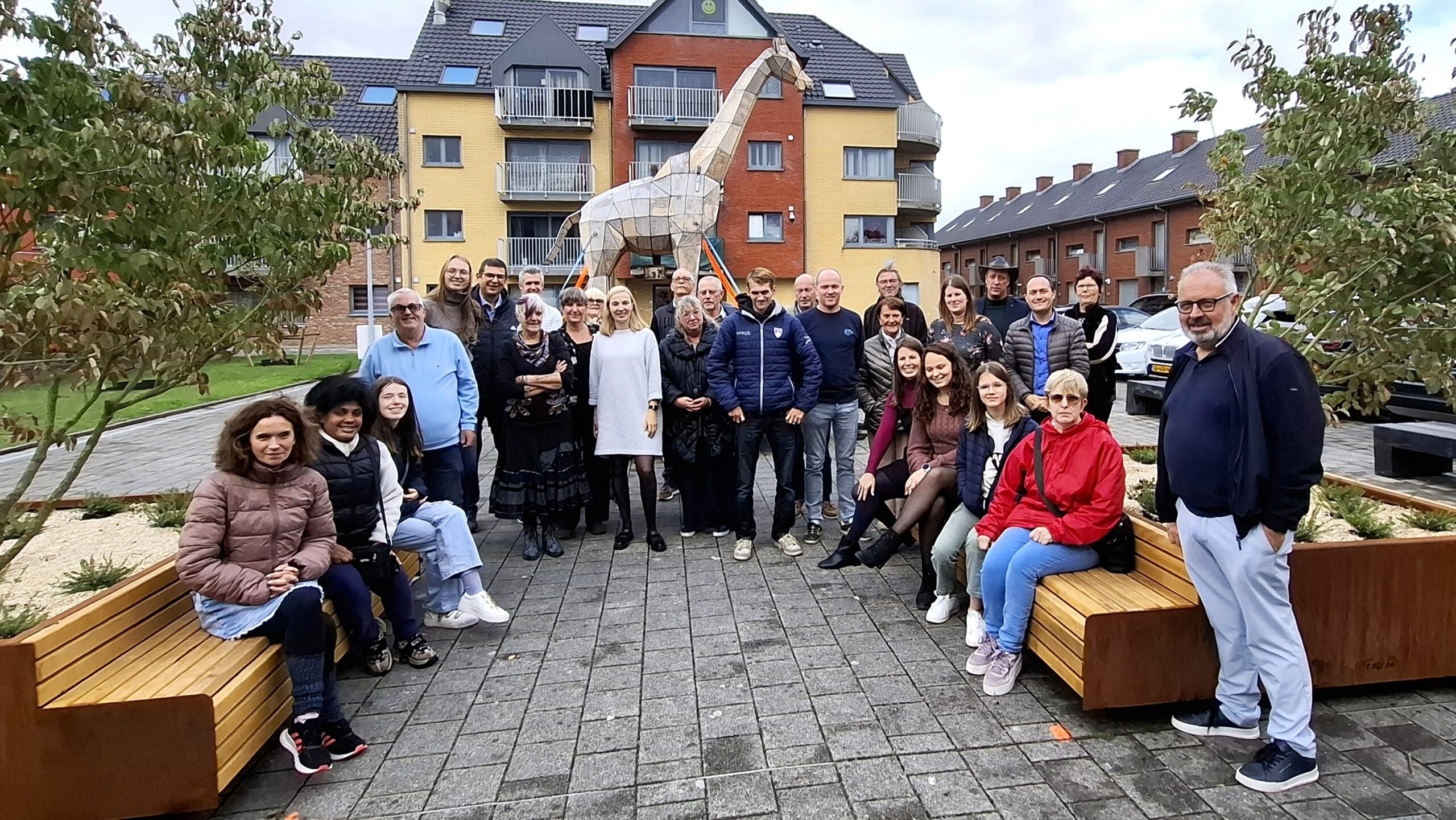 Slotevenement GIRAFF-project van beweging.net in Tielt