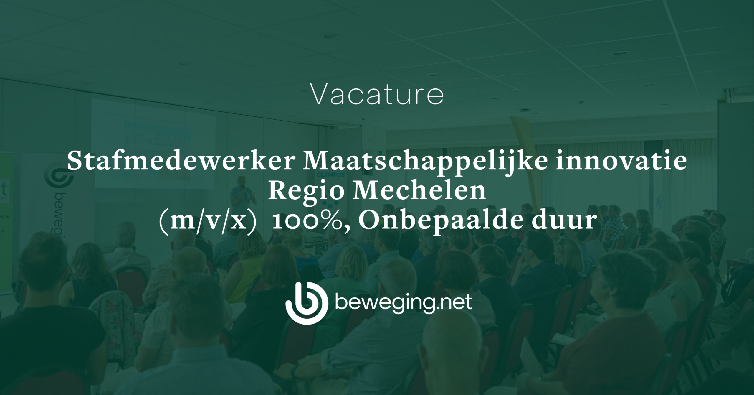 tegel vacature maatschappelijke innovatie mechelen