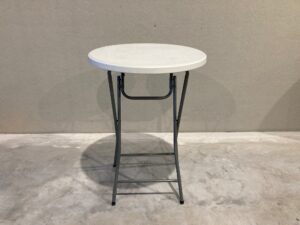 Foto van ronde partytafel