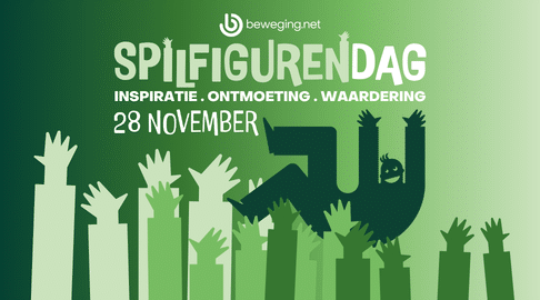 Illustratie van persoon die op handen gedragen wordt.
